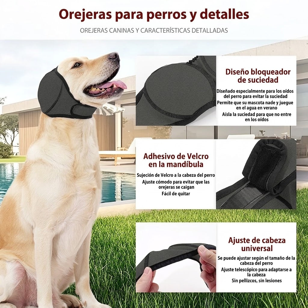Capucha Antiansiedad e Impermeable para Perros